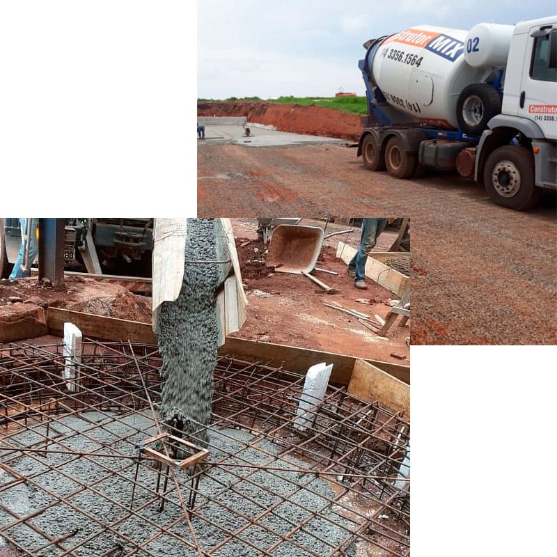 Construtor MIX concreto usinado